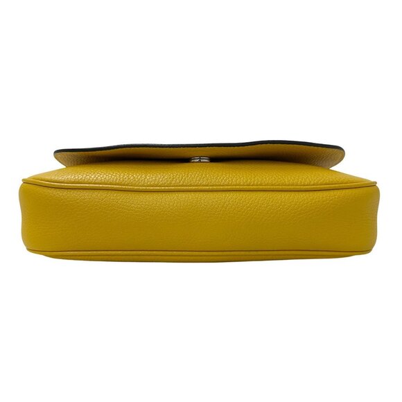 GUCCI Yellow Leather Shoulder Bag - Picture 3 of 14